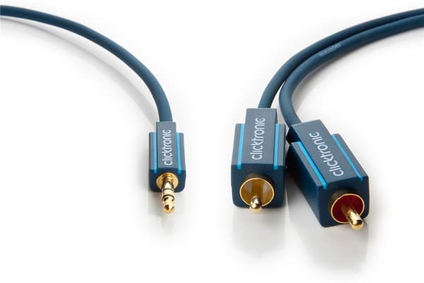 3,5 mm AUX til RCA-adapterkabel, stereo