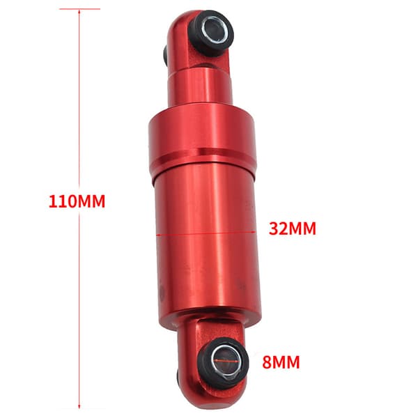 KUGOO M4 takaiskunvaimennin pari Red