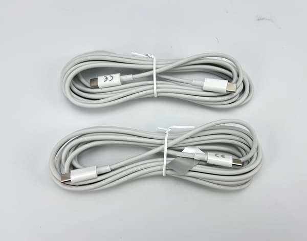 3 m hurtigladekabel, USB C til USB C-kabel 60 W