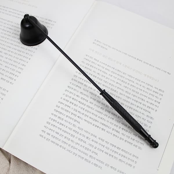 3-i-1 stearinlys tilbehørssæt Candle Wick Trimmer / Snuffer / Dipper Black