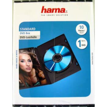 HAMA DVD-Box Musta 10 kpl
