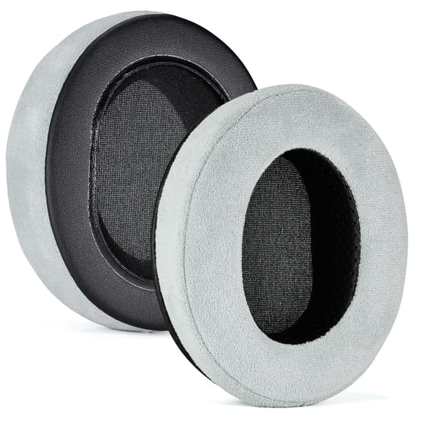 Sæt med 2 Ruskind Memory Foam ørepuder til Logitech G Pro X