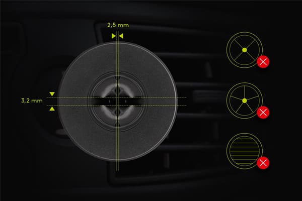 Set med magnetiska hållare universal