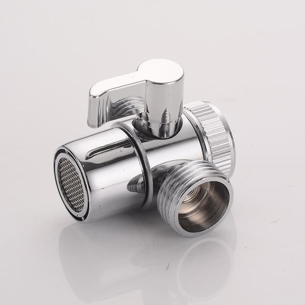 Omkoblingsventil 3/4 for servantbatteri Silver