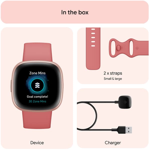 Versa 4, Rosa Sand/Kobberrose