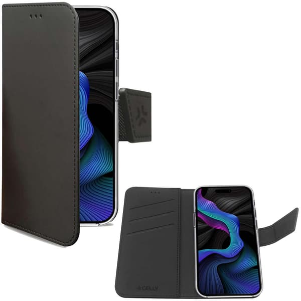 Wally Wallet Case Galaxy S23 FE musta