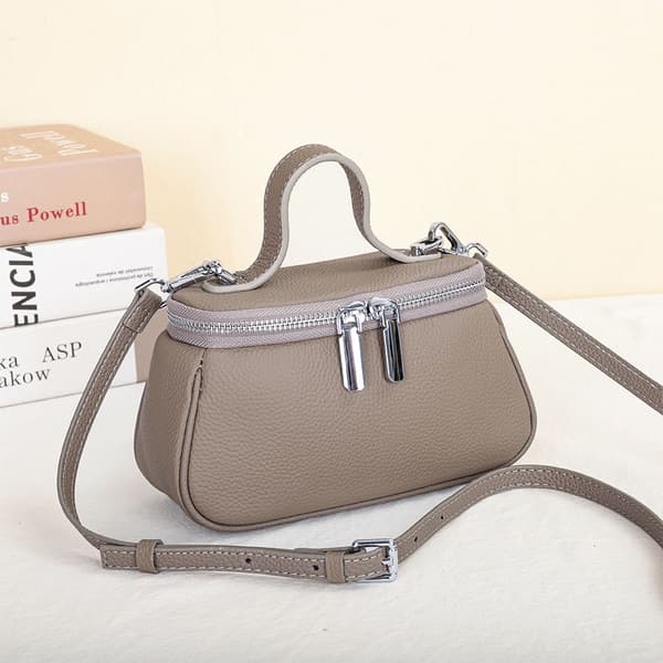 Stilige Mini Skulderveske for Kvinner Grey
