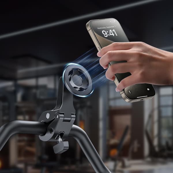 Sikker magnetisk telefon- og tabletholder til alsidig brug