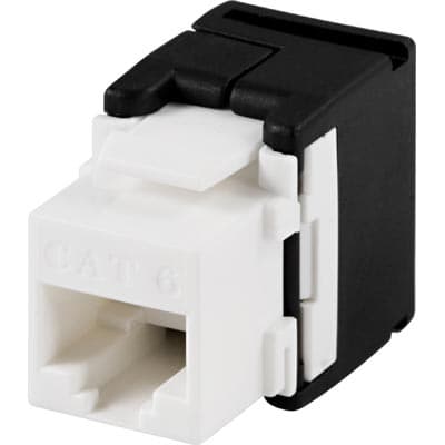 UTP Cat6 Keystone connector, "Tool-free"