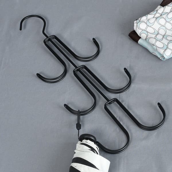 Hjemme Garderobe Organizer Rack Black