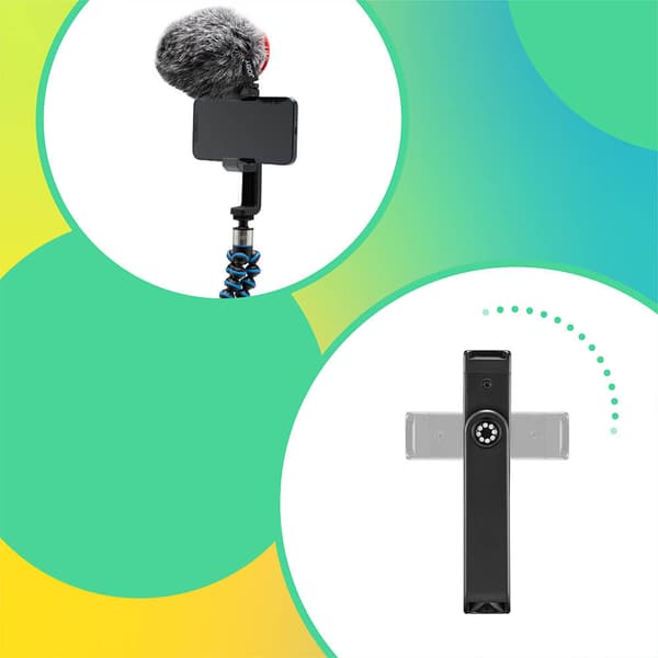 Stativkit Smartphone GorillaPod Go 500 + GripTight 360 Blå