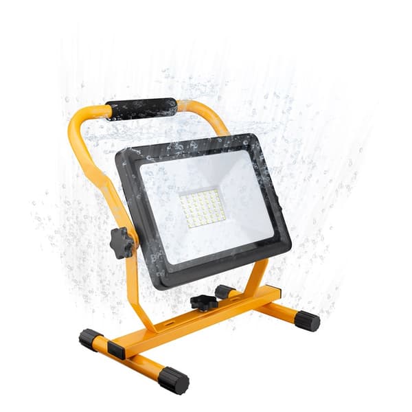 LED-arbejdslampe med fod, 50 W