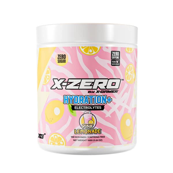 Energidrikkpulver X-Zero Hydration+ 160 gram Pink Lemonade