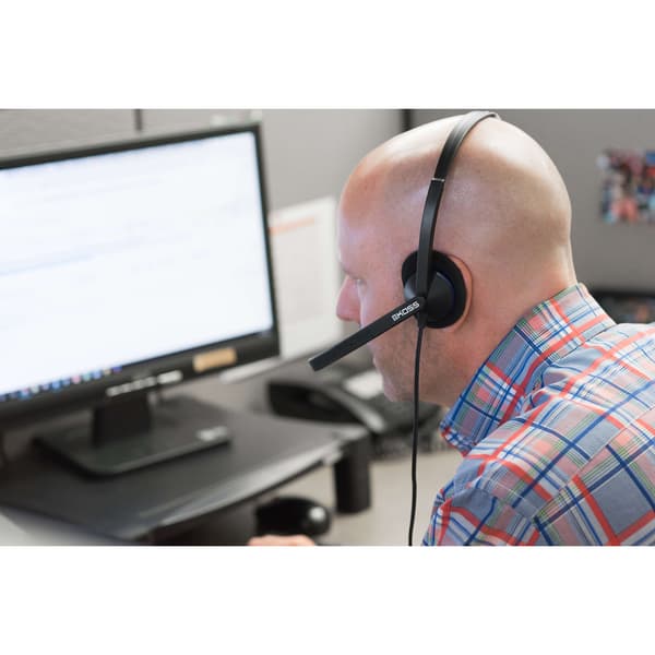 Headset On-Ear CS200-USB Sort Mic