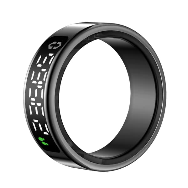 Smart Ring Svart med helseovervåking 14