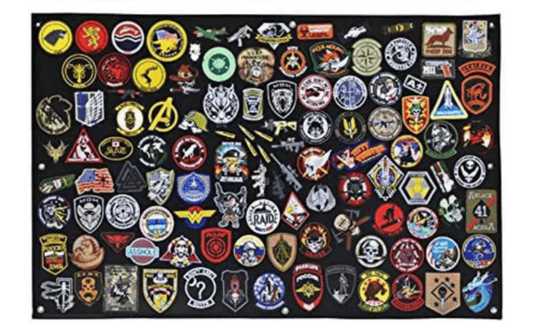 Tactical Patch Display Panel Hållare Board Wall Organizer M