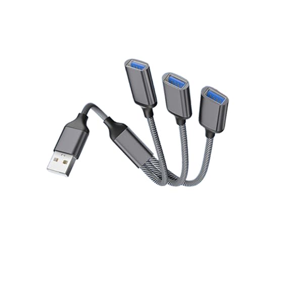 USB till 3-portars USB Splitteradapter
