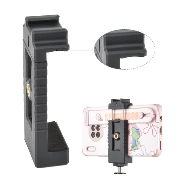 Mobilholder mobiladapter til stativ Black