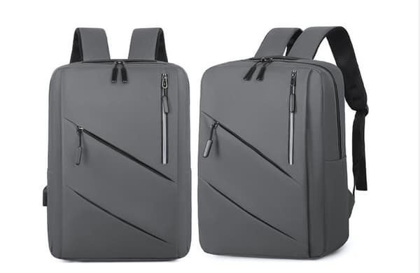 Business Commute 3-Piece Backpack Set , Lightweight Grey