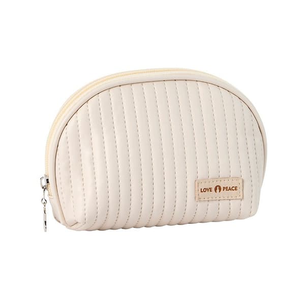 Bærbar vandtæt makeuptaske Beige