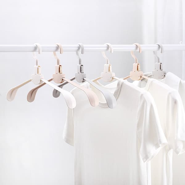 5-pack bärbara klädhängare för resor White
