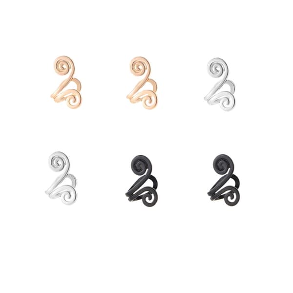 Zunis Acupressure Ear Clips 3 paria MultiColor
