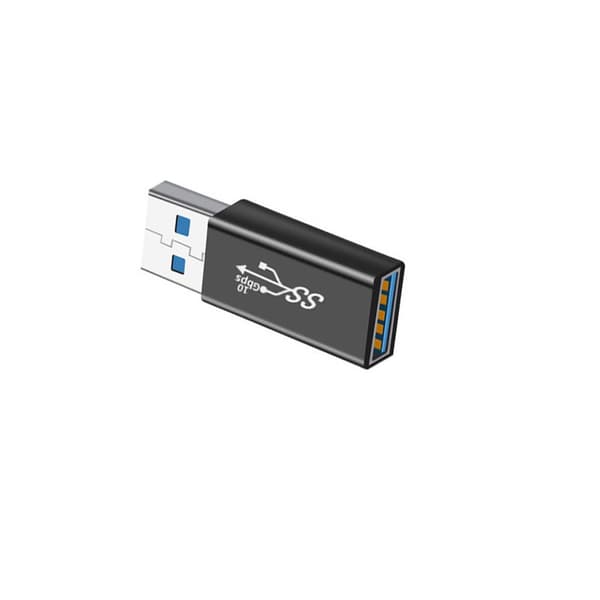 USB 3.0 hunn til USB 3.0 hann adapter - Rett - 2 stk - Høyhastighets dataoverføring