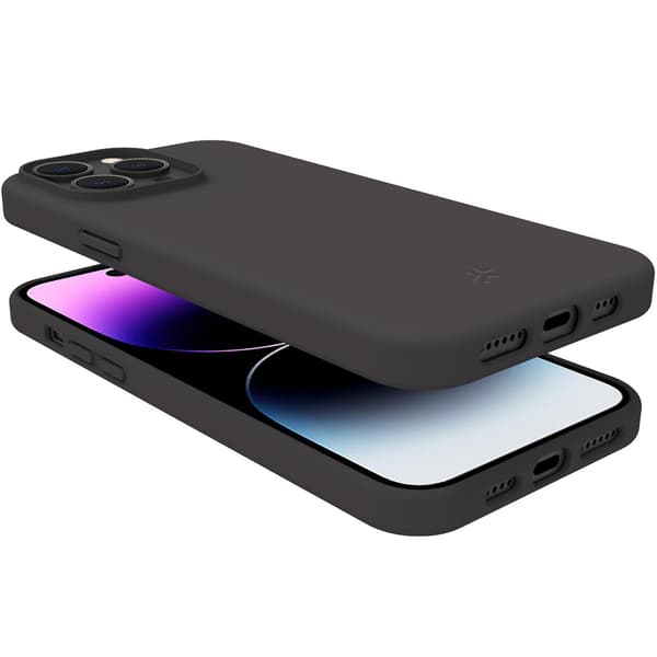 Cromo Soft gummideksel iPhone 15 Pro Max Black