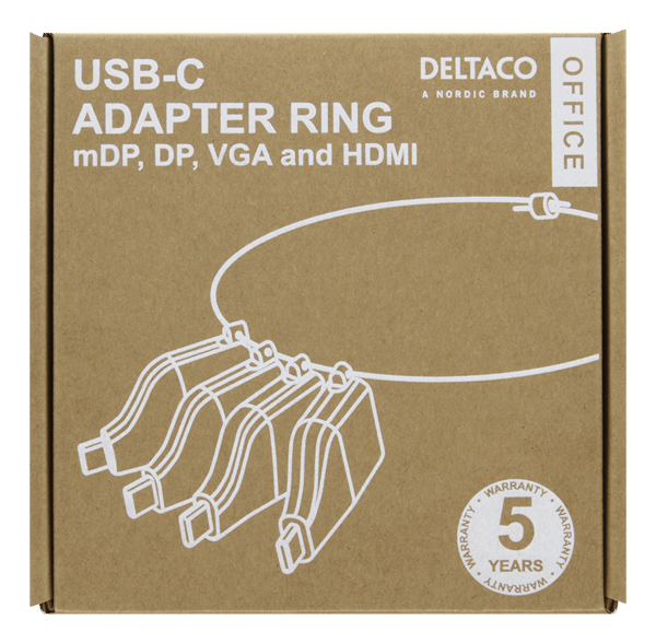 USB-C ADAPTER RING, mDP, DP, VGA, HDMI