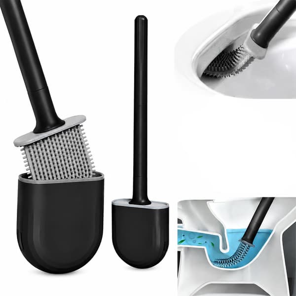 WC-harja pidikkeellä TPU Black