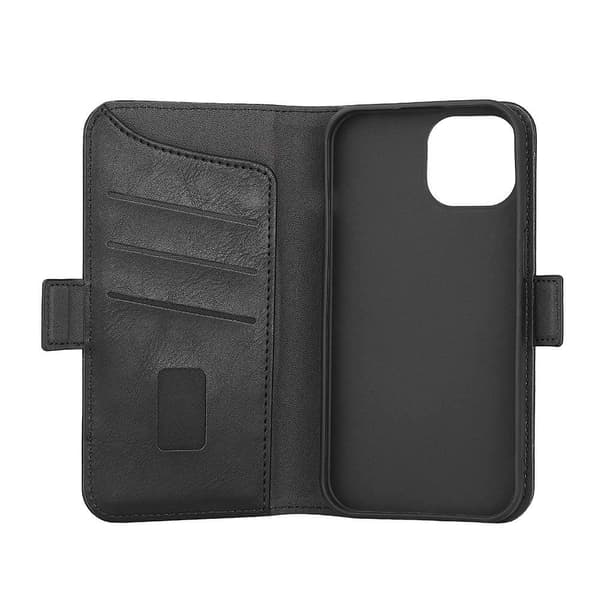 Wallet Case 3 kortrum Magseries Sort - iPhone 13/14/15
