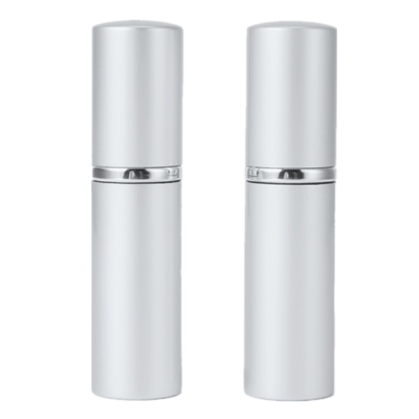 Mini refill parfymeflasker 2-pakning Silver 5 ml