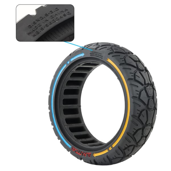 8,5x2,5-3,0 Solid Offroad Dæk (56 riller)