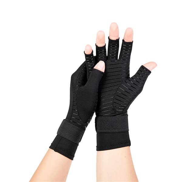 Kompressionshandsker Black S/M