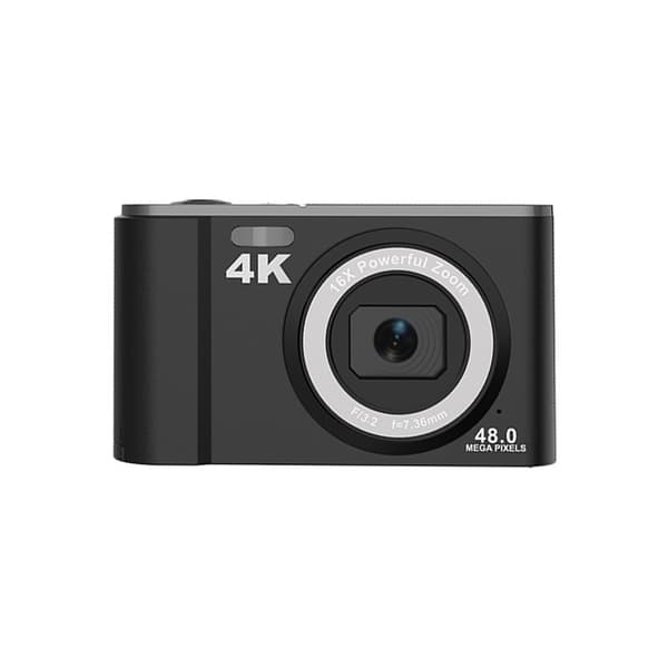 Digikamera 48MP 16x Zoom 4K Video Black