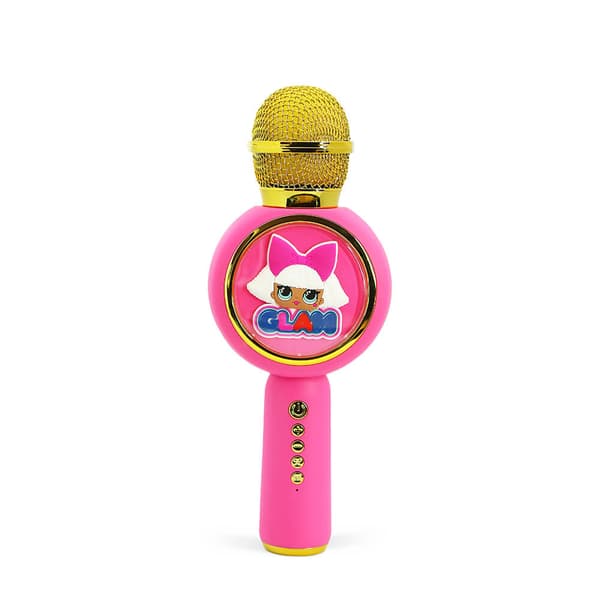 Surprise GLAM Karaoke Mikrofoni PopSing LED-valolla
