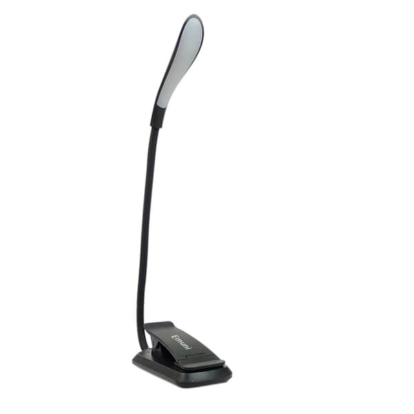 Leselampe med 3 lysmoduser, oppladbar Black