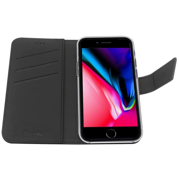Pung-etui til iPhone 7/8/SE 2020/SE 2022, sort
