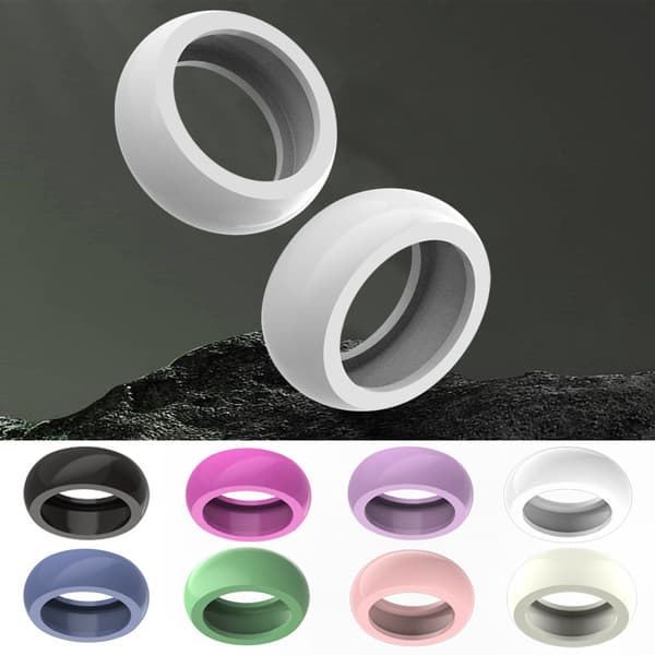 Stødsikkert silikonecover til Oura Ring Gen 3 White S