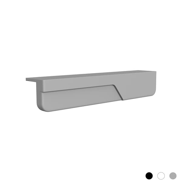 2 stk. silikone skabslåger Grey