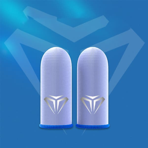 SZ-S02 Sølvfiber Gaming Finger Sleeves (Sort)