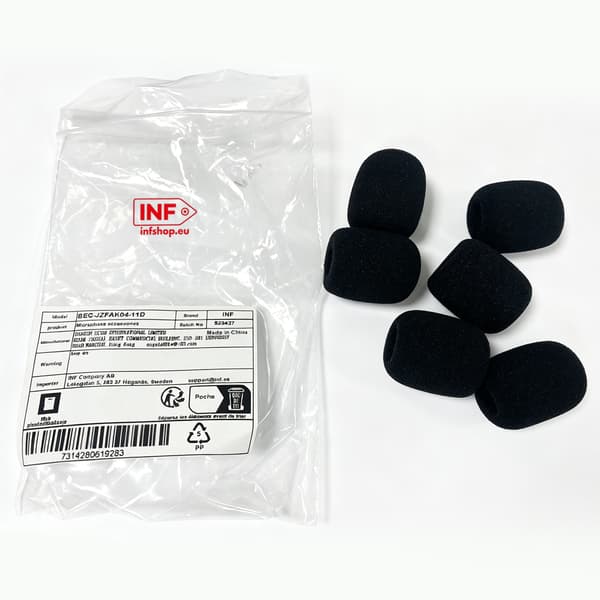 6-pak mini mikrofoncovers