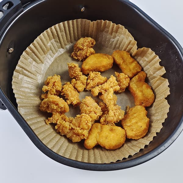 Engangspapir til airfryer, 100 stk. Brown 23 cm