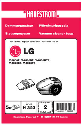 Dammsugarpåsar LG V-2620DE