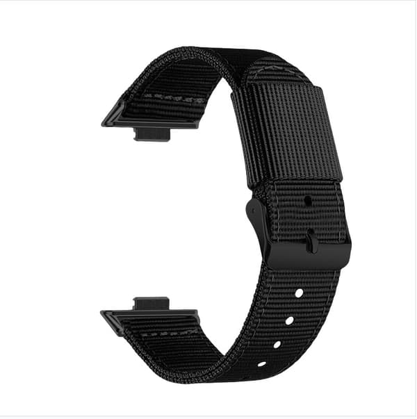 Stilfuld nylonrem til Huawei Fit 3/4/4 Pro Black