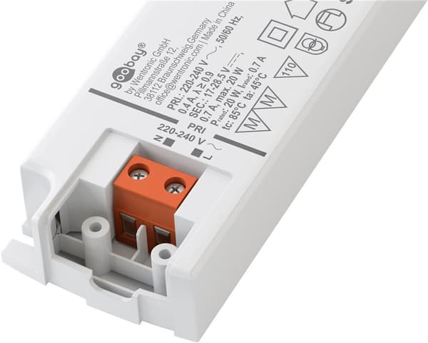 LED-konstantstrøms-driver 700 mA, 20 W