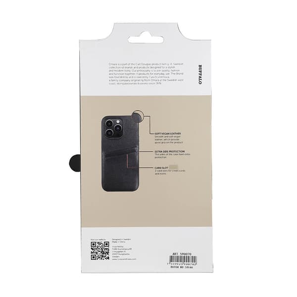 Mobildeksel PU Svart - iPhone 14 Pro