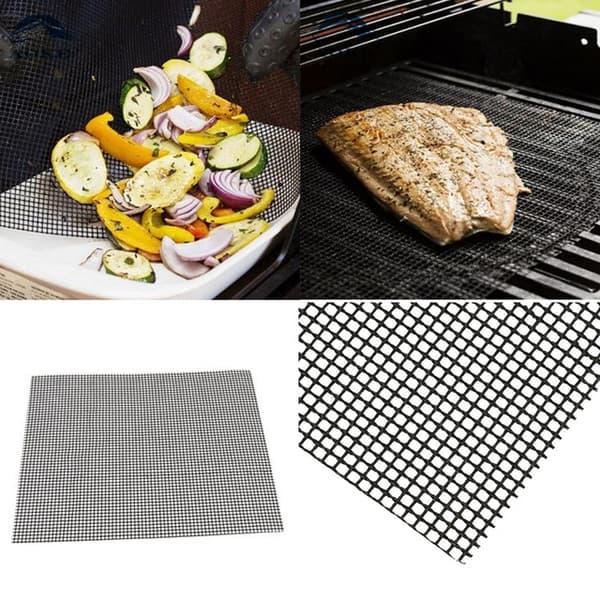 Grillnet / grillmåtte Non-stick Sort 3-pak