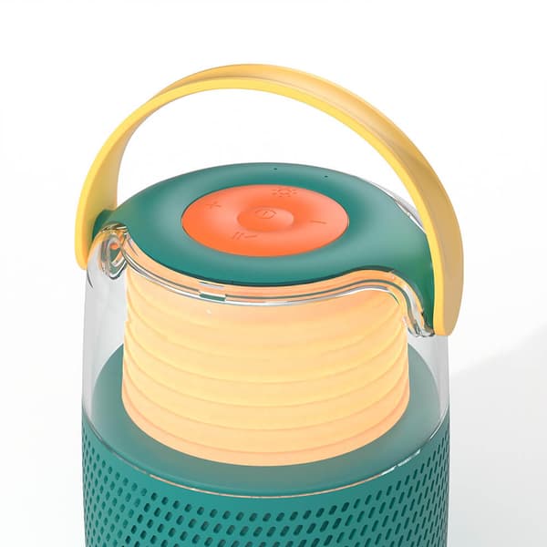 Højttaler Karaoke Kit Mic LED Blå