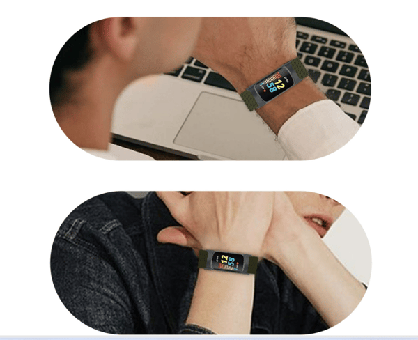 Udskiftningsurbånd til Fitbit Charge5/6 Blue